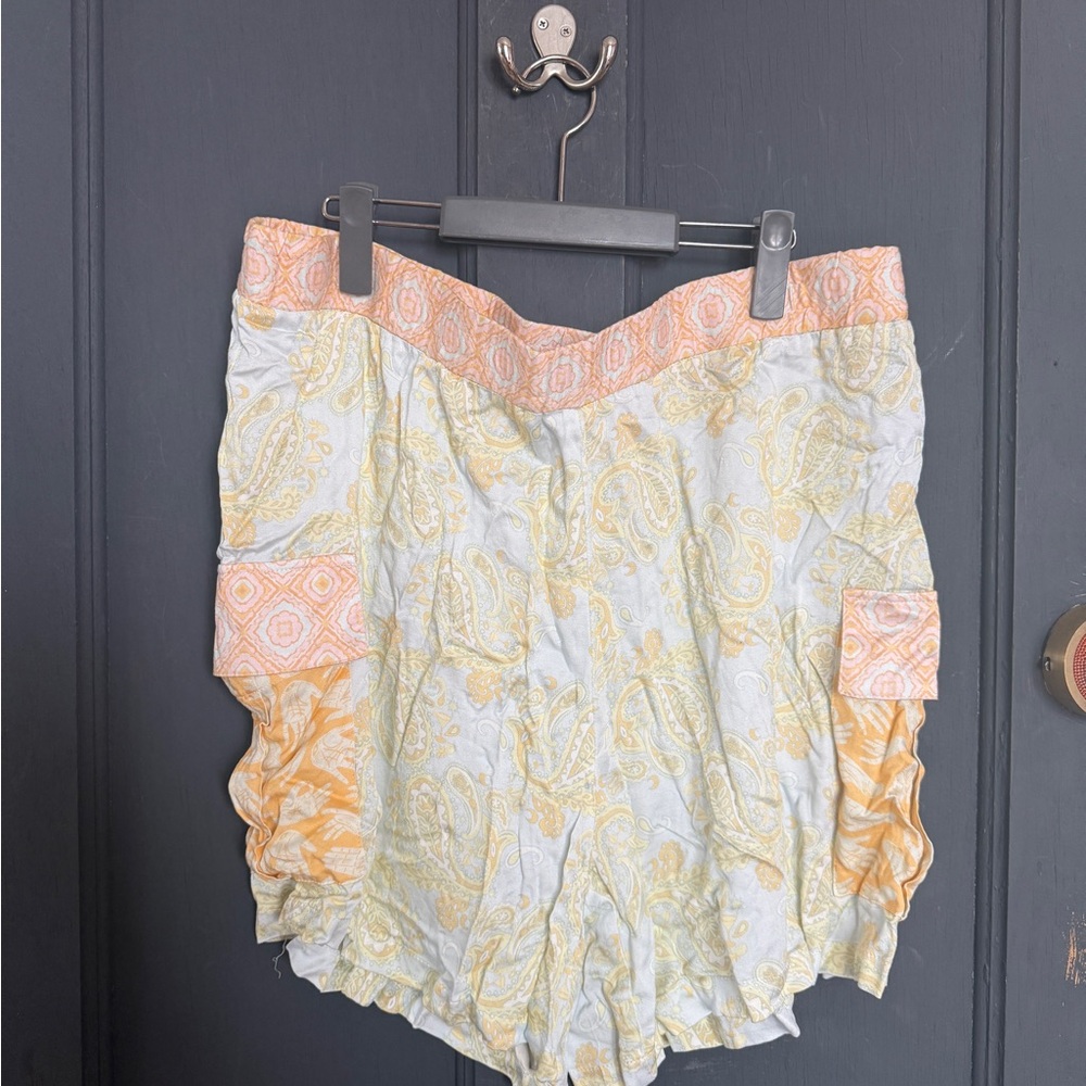 Never Fully Dressed Women's Paisley Print Combat Shorts